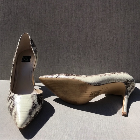 WHBM Portia Snakeskin Pumps - Picture 4 of 6